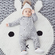 Babies' Knit Jumpsuit Spring And Autumn Sweater