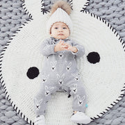 Babies' Knit Jumpsuit Spring And Autumn Sweater