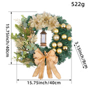 Christmas Light Wreath Door And Window Decoration Vine Ring