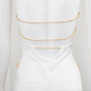 Net Cloth Hanging Neck Strap Metal Decoration Hollow Out