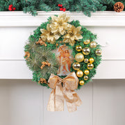 Christmas Light Wreath Door And Window Decoration Vine Ring