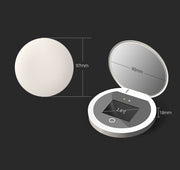 Intelligent Sunscreen UV Makeup Mirror, Handheld LED Beauty, Portable Charging, Eye Protection