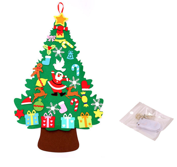 Oversized Christmas Decorations DIY Felt Cloth Christmas Tree