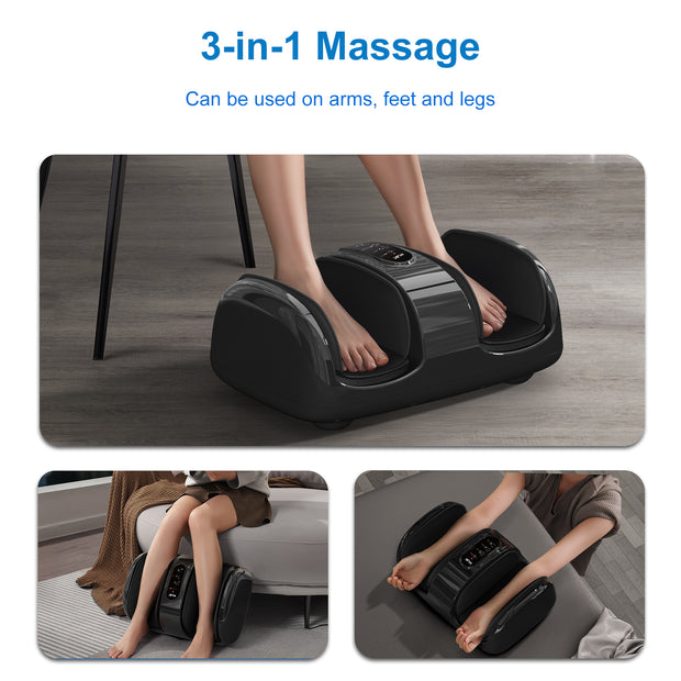 CJ Viral HB5006 Automatic Foot Massager With Heat Multi-Function Leg And Feet Massage Machine For Home Use